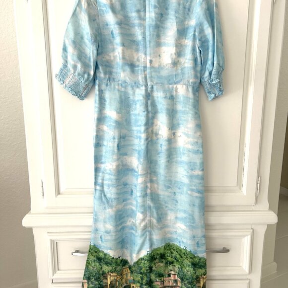 NWOT Anthropologie Never Fully Dressed Scenery May Midi Dress - Picture 7 of 9